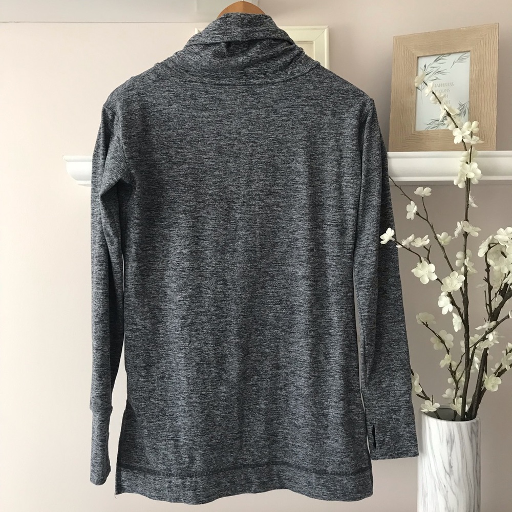 AERIE Ultra Soft Cowl Neck Pullover Tunic Top - Picture 2 of 4